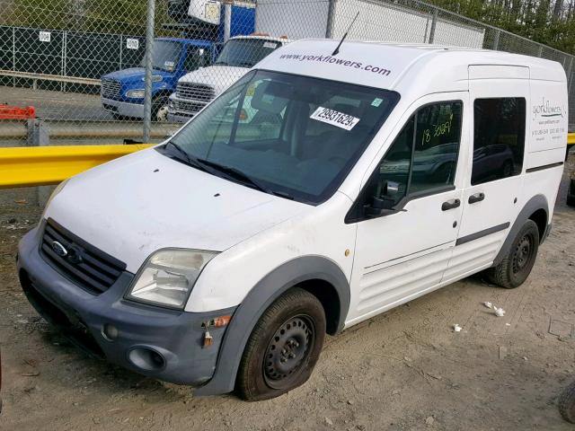 NM0LS6ANXBT054862 - 2011 FORD TRANSIT CO WHITE photo 2