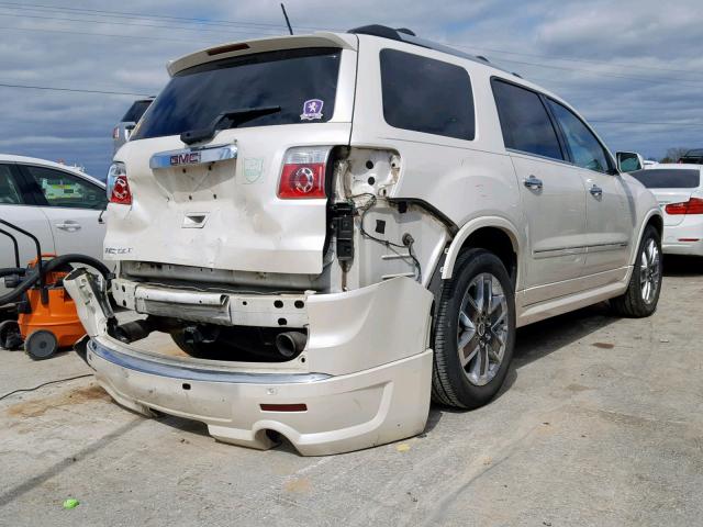 1GKKRTED5CJ170675 - 2012 GMC ACADIA DEN WHITE photo 4