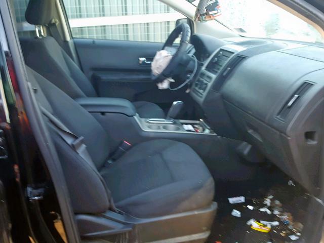 2FMDK36C89BA66303 - 2009 FORD EDGE SE BLACK photo 5