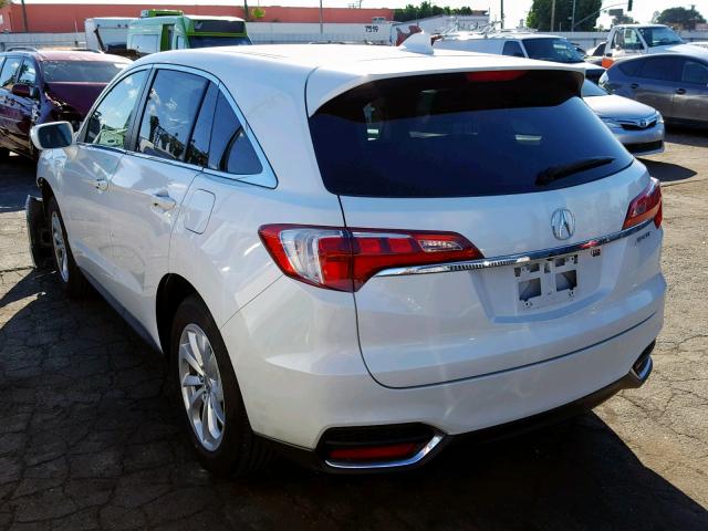 5J8TB3H59GL001859 - 2016 ACURA RDX TECHNO WHITE photo 3