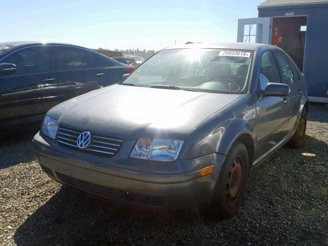 3VWRK69M53M187597 - 2003 VOLKSWAGEN JETTA GL CHARCOAL photo 2