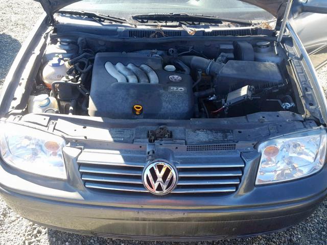 3VWRK69M53M187597 - 2003 VOLKSWAGEN JETTA GL CHARCOAL photo 7