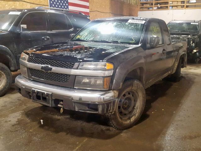 1GCDT196148199119 - 2004 CHEVROLET COLORADO BLACK photo 2