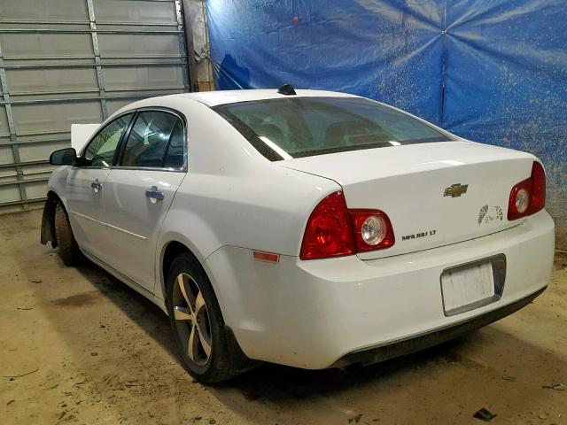 1G1ZC5E01CF368606 - 2012 CHEVROLET MALIBU 1LT თეთრი ფოტო 3