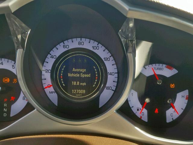 3GYFNJE49AS592323 - 2010 CADILLAC SRX PERFOR შავი ფოტო 8