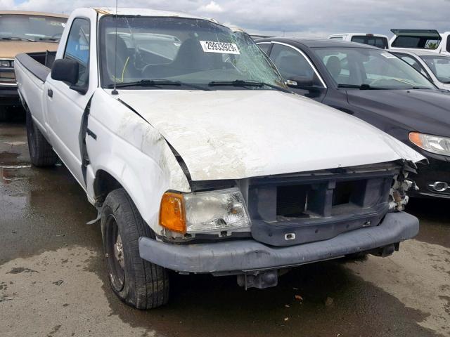 1FTYR10D52PA77801 - 2002 FORD RANGER WHITE photo 1