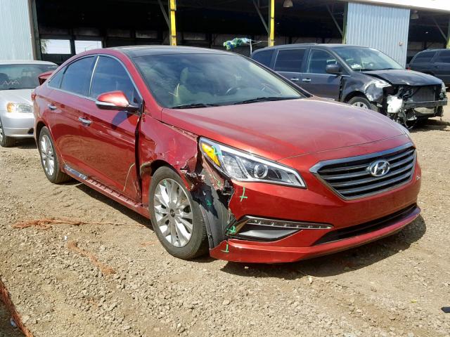 5NPE34AF6FH076728 - 2015 HYUNDAI SONATA SPO RED photo 1