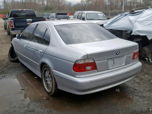 WBADT63421CF08514 - 2001 BMW 530 I AUTO SILVER photo 3