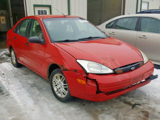 1FAHP3834YW358456 - 2000 FORD FOCUS ZTS RED photo 1