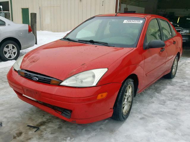 1FAHP3834YW358456 - 2000 FORD FOCUS ZTS RED photo 2