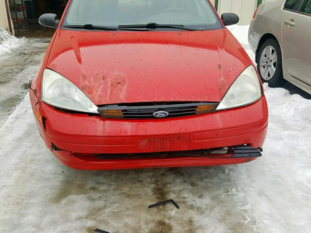 1FAHP3834YW358456 - 2000 FORD FOCUS ZTS RED photo 9