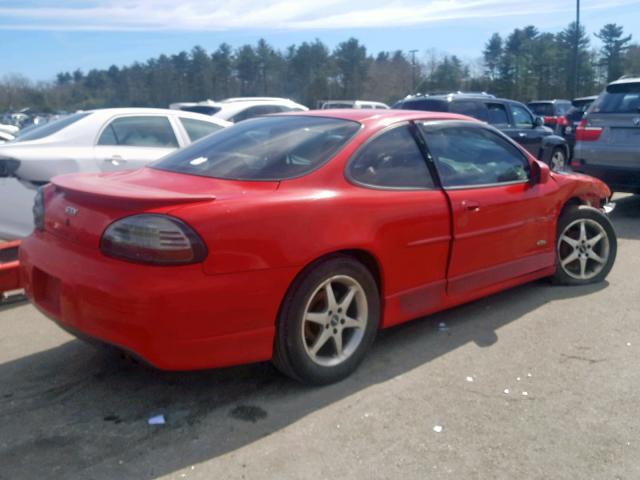 1G2WR1214XF221785 - 1999 PONTIAC GRAND PRIX RED photo 4