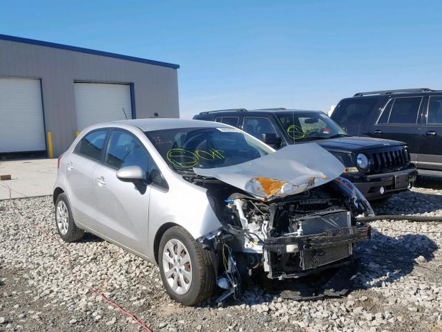 KNADM5A31C6031901 - 2012 KIA RIO LX SILVER photo 1