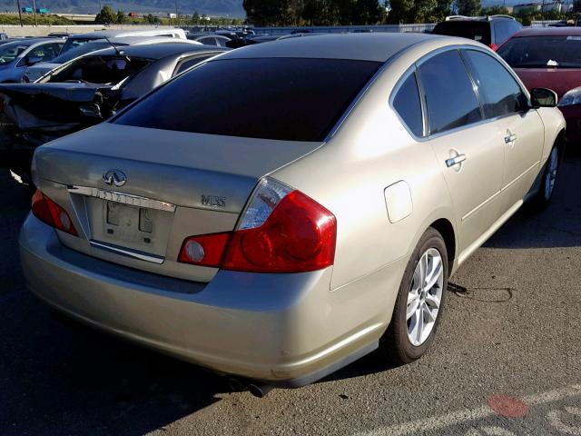 JNKAY01E96M104977 - 2006 INFINITI M35 BASE GOLD photo 4