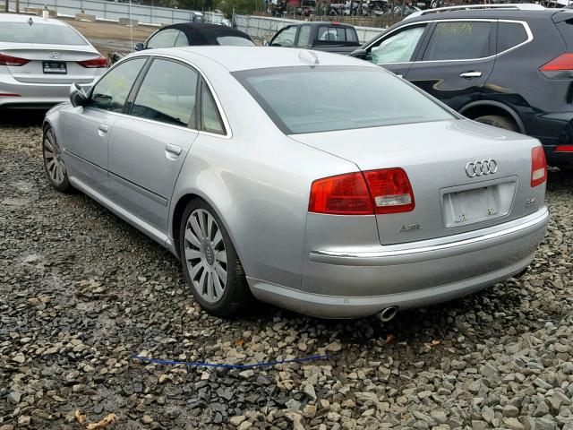 WAUML44E24N017135 - 2004 AUDI A8 L QUATT SILVER photo 3