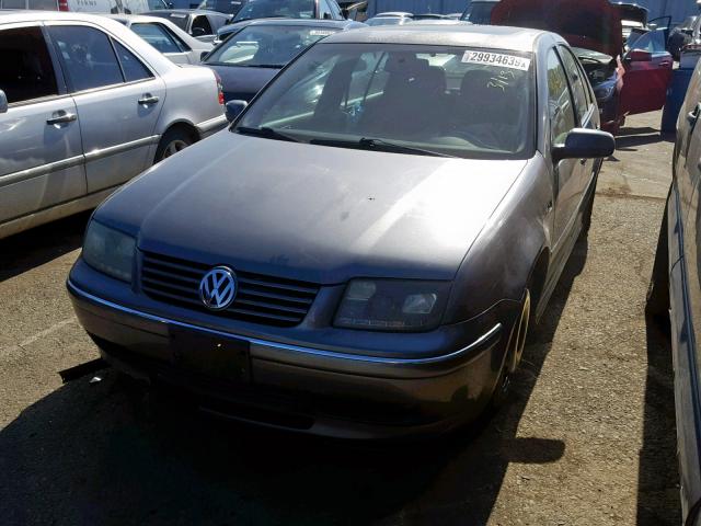 3VWSE69M84M113892 - 2004 VOLKSWAGEN JETTA GLS GRAY photo 2