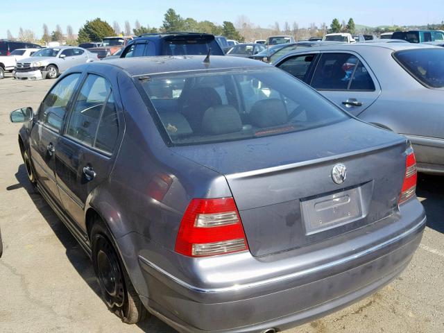 3VWSE69M84M113892 - 2004 VOLKSWAGEN JETTA GLS GRAY photo 3