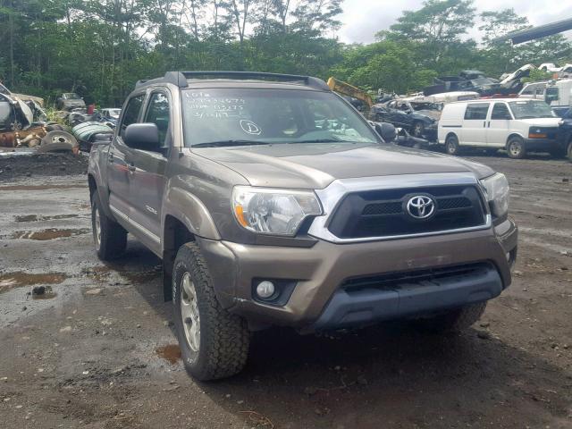 3TMLU4EN3DM113375 - 2013 TOYOTA TACOMA DOU BROWN photo 1