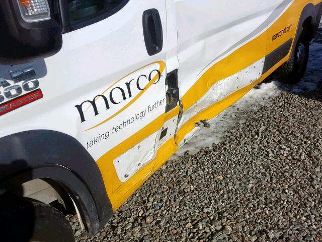 3C6TRVDG9GE114532 - 2016 RAM PROMASTER 白色 照片 9