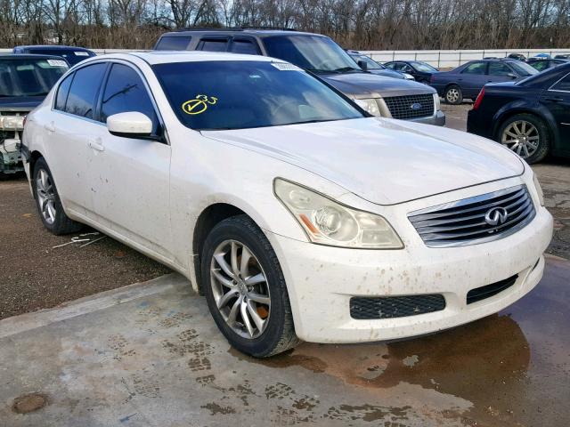 JNKCV61F09M054665 - 2009 INFINITI G37 WHITE photo 1