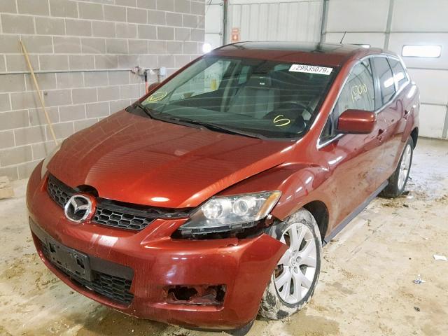 JM3ER293780190774 - 2008 MAZDA CX-7 RED photo 2