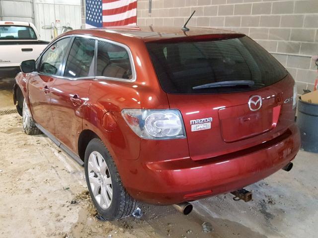 JM3ER293780190774 - 2008 MAZDA CX-7 RED photo 3