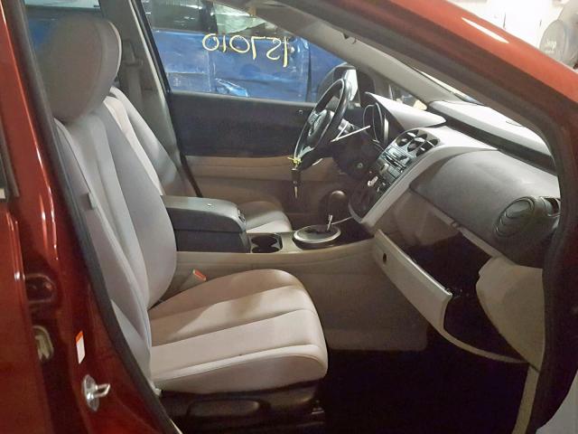 JM3ER293780190774 - 2008 MAZDA CX-7 RED photo 5