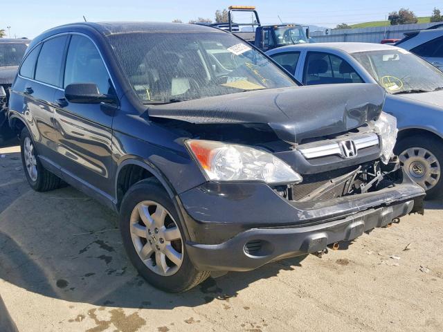 JHLRE38767C034046 - 2007 HONDA CR-V EXL BLACK photo 1