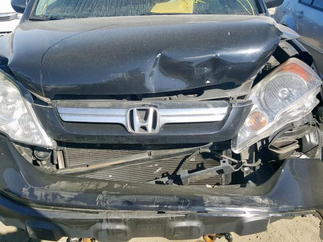 JHLRE38767C034046 - 2007 HONDA CR-V EXL BLACK photo 7