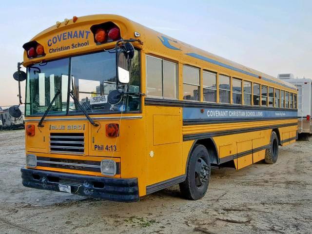 1BAAGCSA9NF049977 - 1992 BLUE BIRD SCHOOL BUS YELLOW photo 2