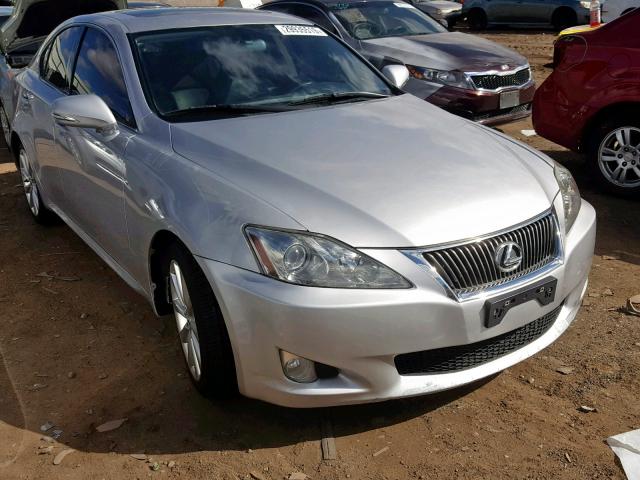 JTHBK262295092671 - 2009 LEXUS IS 250 SILVER photo 1