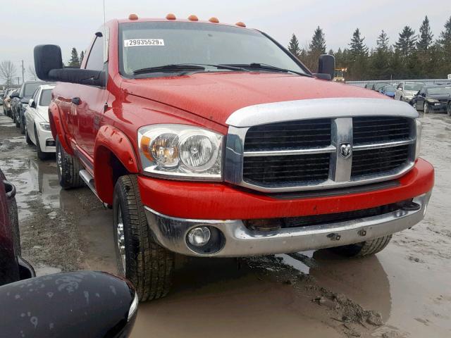 3D7KS26A08G213509 - 2008 DODGE RAM 2500 S Կարմիր լուսանկար 1