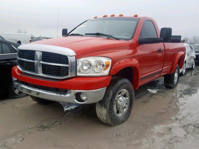 3D7KS26A08G213509 - 2008 DODGE RAM 2500 S Կարմիր լուսանկար 2