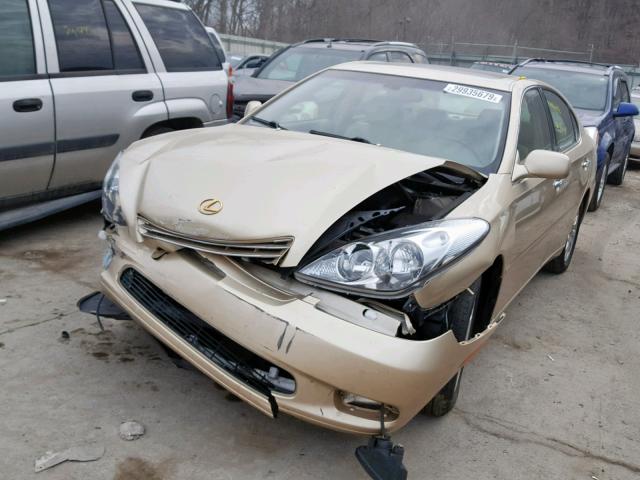 JTHBF30G230138177 - 2003 LEXUS ES 300 GOLD photo 2