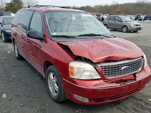 2FMZA52284BA23946 - 2004 FORD FREESTAR S MAROON photo 1