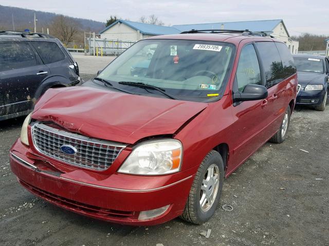 2FMZA52284BA23946 - 2004 FORD FREESTAR S MAROON photo 2