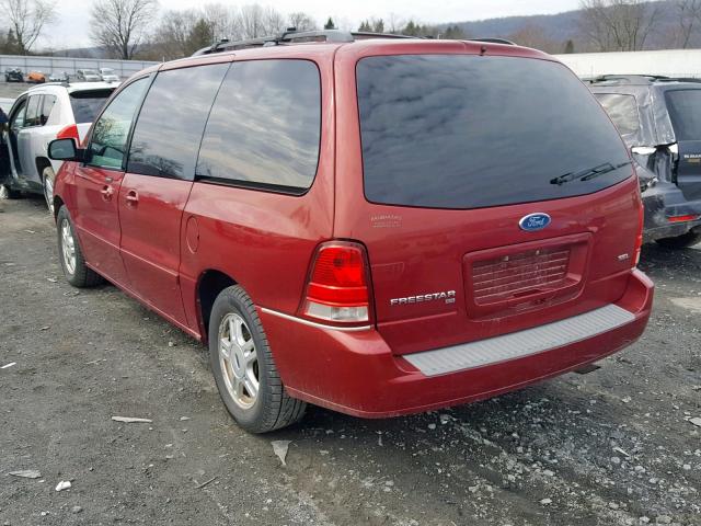 2FMZA52284BA23946 - 2004 FORD FREESTAR S MAROON photo 3