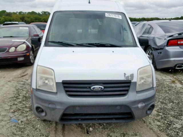 NM0LS6AN4DT158377 - 2013 FORD TRANSIT CO WHITE photo 9