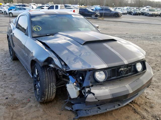 1ZVBP8CH9A5145821 - 2010 FORD MUSTANG GT GRAY photo 1