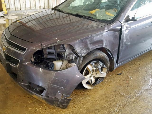 1G1ZB5E1XBF263914 - 2011 CHEVROLET MALIBU LS GRAY photo 9