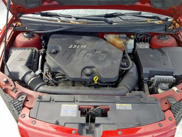 1G2ZH58N174129790 - 2007 PONTIAC G6 GT RED photo 7