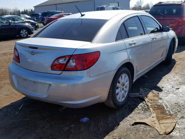 1C3LC46JX8N189013 - 2008 CHRYSLER SEBRING LX SILVER photo 4