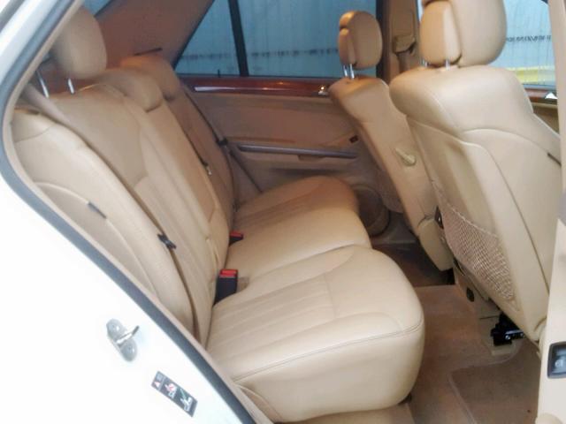 4JGBB22E48A364690 - 2008 MERCEDES-BENZ ML 320 CDI WHITE photo 6