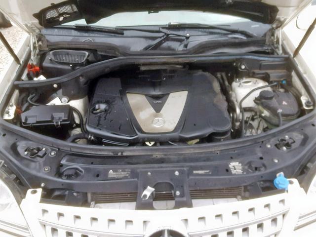 4JGBB22E48A364690 - 2008 MERCEDES-BENZ ML 320 CDI WHITE photo 7