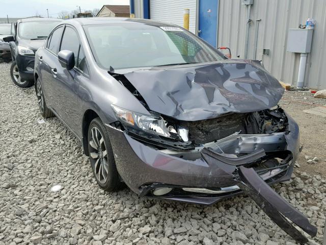 19XFB2F99FE053947 - 2015 HONDA CIVIC EXL CHARCOAL photo 1