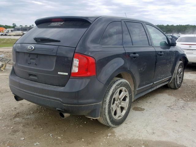 2FMDK3G92DBB52976 - 2013 FORD EDGE SE BLACK photo 4