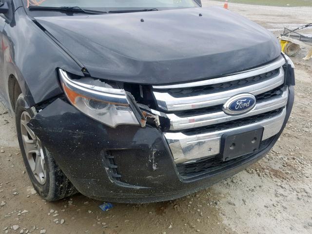 2FMDK3G92DBB52976 - 2013 FORD EDGE SE BLACK photo 9