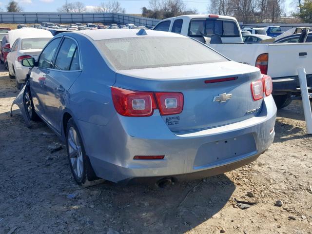 1G11H5SA0DU130089 - 2013 CHEVROLET MALIBU LTZ BLUE photo 3