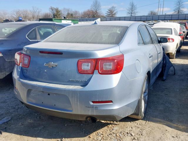 1G11H5SA0DU130089 - 2013 CHEVROLET MALIBU LTZ BLUE photo 4