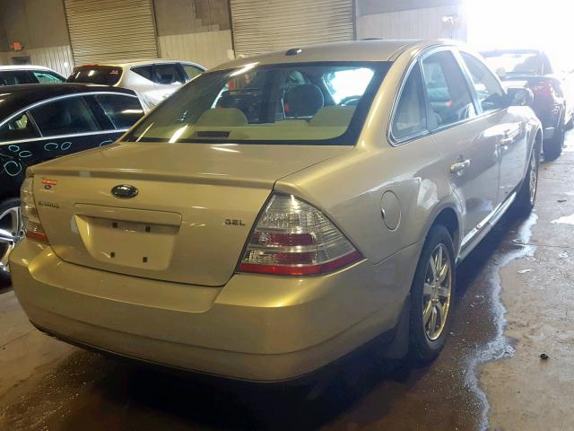 1FAHP24W79G102768 - 2009 FORD TAURUS SEL TAN photo 4